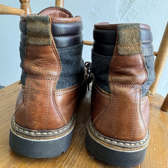 Wolverine 1883 Boots Mens Size12 UK11 EU24 Gray Wool Brown Leather W00773 Chukka - Picture 10 of 14